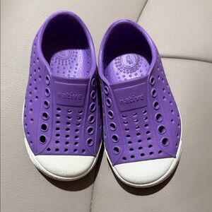 Native Kids Purple Water Shoes